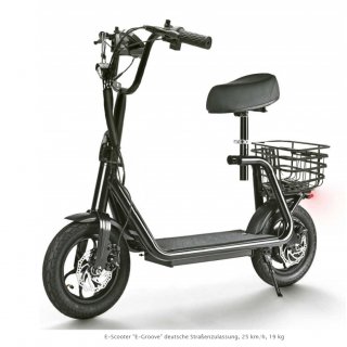 E-Scooter "E-Groove" 2.0, 25 Km/h Mofa nur 19 Kg schwer für einfache Strecken & leichte Fahrer NEU! Mit 36V 15Ah Akku!