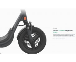 EGRET X CORE+ mit 12 1/2" Rädern,  36V 500W Motor anthrazit mit BLINKERN ! Perfekter Einsteiger-Roller!