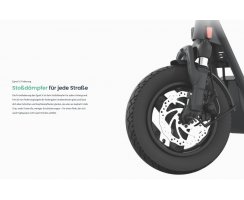 EGRET X CORE+ mit 12 1/2" Rädern,  36V 500W Motor anthrazit mit BLINKERN ! Perfekter Einsteiger-Roller!