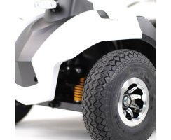 Elektromobil 6 Km/h BEGINNER HMV mit 10" Luftreifen Farbe WEISS mit Luftreifen