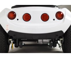 Elektromobil 6 Km/h BEGINNER HMV mit 10" Luftreifen Farbe WEISS mit Luftreifen