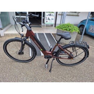 28" Pedelec SFM-Bikes DELUXE PLUS mit BFANG Mittelmotor 70Nm 418Wh (Bafang), bordeaux glänzend, RH45, FREILAUF