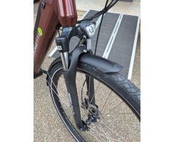 28" Pedelec SFM-Bikes DELUXE PLUS mit BFANG Mittelmotor 70Nm 418Wh (Bafang), bordeaux glänzend, RH45, FREILAUF