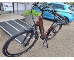 28" Pedelec SFM-Bikes DELUXE PLUS mit BFANG Mittelmotor 70Nm 418Wh (Bafang), bordeaux glänzend, RH45, FREILAUF