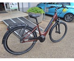 28" Pedelec SFM-Bikes DELUXE PLUS mit BFANG Mittelmotor 70Nm 418Wh (Bafang), bordeaux glänzend, RH45, FREILAUF