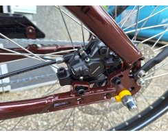 28" Pedelec SFM-Bikes DELUXE PLUS mit BFANG Mittelmotor 70Nm 418Wh (Bafang), bordeaux glänzend, RH45, FREILAUF