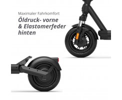 Vmax VX2 GEAR "50 Km" E-Scooter bis 50 Km *Reichweite 1.400W max., bis 130 Kg, 48V 10,4Ah Akku - bis 38% Steigfähigkeit