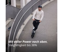 Vmax VX2 GEAR "50 Km" E-Scooter bis 50 Km *Reichweite 1.400W max., bis 130 Kg, 48V 10,4Ah Akku - bis 38% Steigfähigkeit