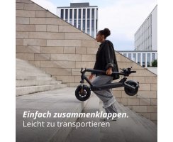 Vmax VX2 GEAR "50 Km" E-Scooter bis 50 Km *Reichweite 1.400W max., bis 130 Kg, 48V 10,4Ah Akku - bis 38% Steigfähigkeit