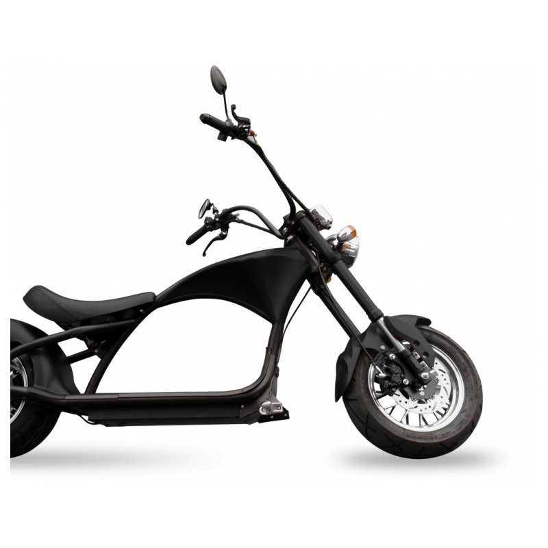 Elektro Moped e-City-Chopper X9 bis 45 Li-Ion Km/h 30Ah schwarz! Akku mit